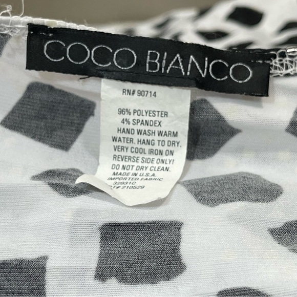 Coco Bianco Surplice Front Blouse Large - Picture 6 of 6